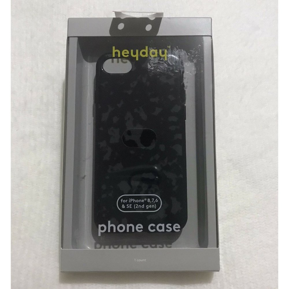 heyday™ Apple iPhone SE (2nd gen)/8/7/6s/6 Case - Black Tort NIB